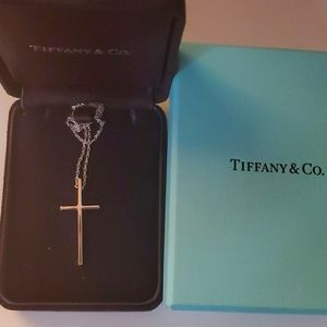 Tiffany's Silver Gold Necklace